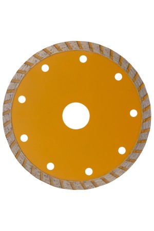 Диск алмазный, отрезной Turbo, 125 х 22.2 мм, сухая резка Denzel