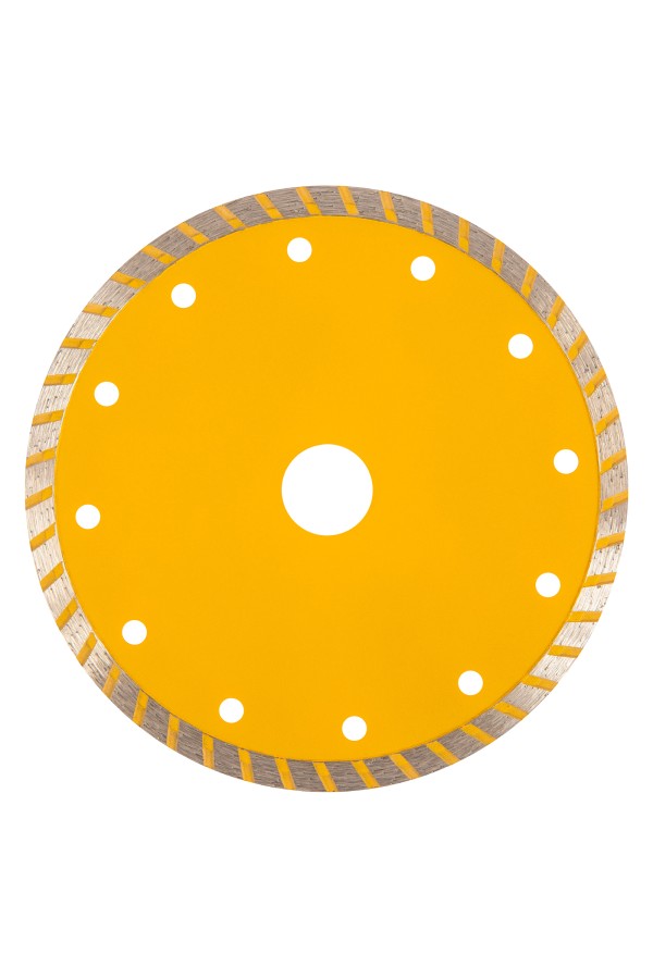 Диск алмазный, отрезной Turbo, 150 х 22.2 мм, сухая резка Denzel