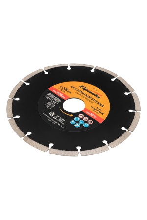 Диск алмазный, отрезной сегментный, 200 х 32 мм, сухая резка Sparta