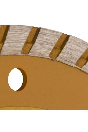 Диск алмазный, отрезной Turbo, 230 х 22.2 мм, сухая резка Denzel