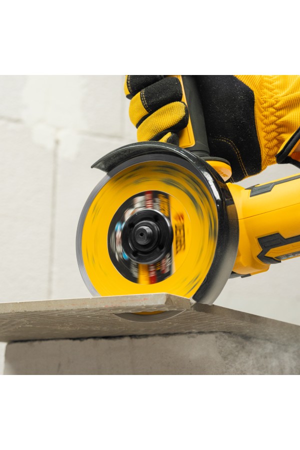 Диск алмазный, отрезной сплошной, 125 х 22.2 мм, мокрая резка Denzel