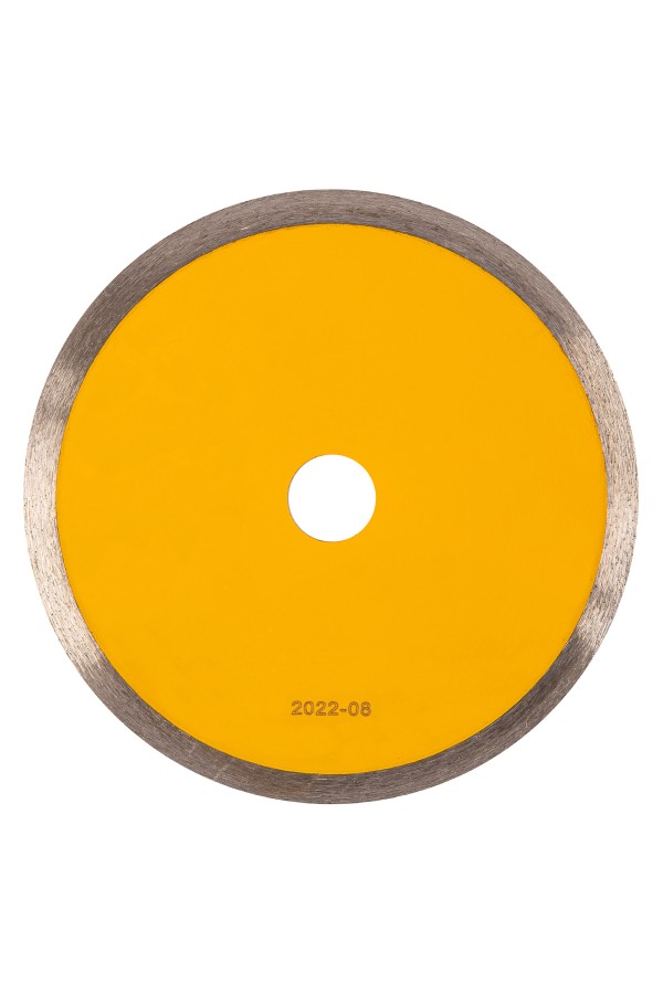 Диск алмазный сплошной, супертонкий, 180 х 25,4 мм, горячее прессование, мокрое резание Denzel