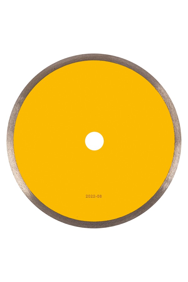 Диск алмазный сплошной, супертонкий, 250 х 25,4 мм, горячее прессование, мокрое резание Denzel