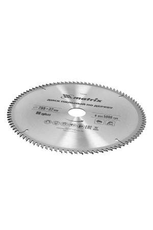Пильный диск по дереву, 255 х 32 мм, 96 зубьев, кольцо 30/32 Matrix Professional