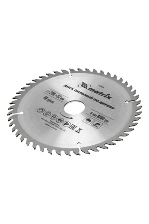 Пильный диск по дереву, 200 х 32 мм, 48 зубьев, кольцо 30/32 Matrix Professional