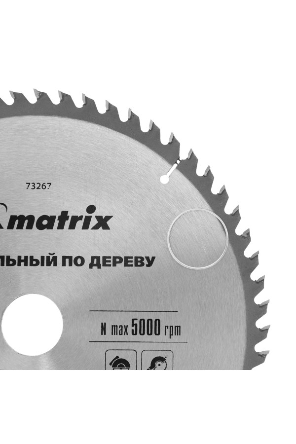 Пильный диск по дереву, 250 х 32 мм, 60 зубьев Matrix Professional
