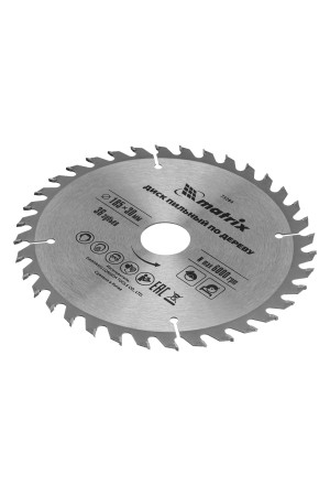 Пильный диск по дереву, 185 х 30 мм, 36 зубьев Matrix Professional
