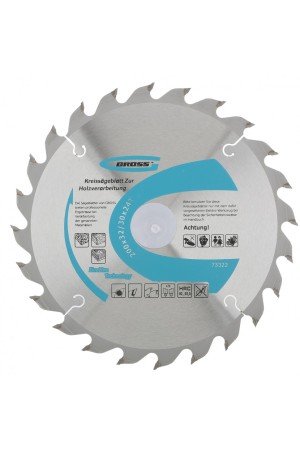 Пильный диск по дереву 200 x 32/30 x 24Т Gross