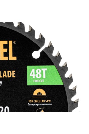 Пильный диск по дереву ф160х 20 мм, 48 зубьев Denzel