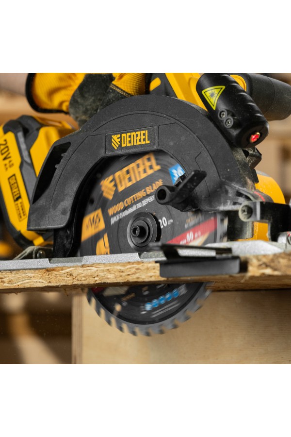 Пильный диск по дереву ф165 х 20 мм, 36 зубьев Denzel