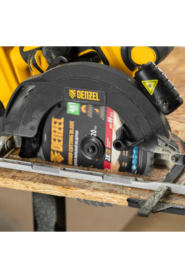 Пильный диск по дереву ф165 х 20 мм, 48 зубьев Denzel