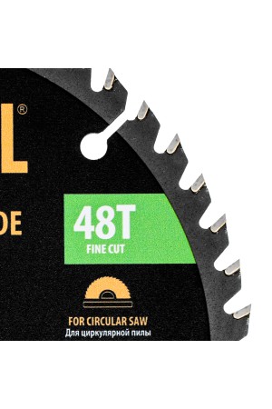 Пильный диск по дереву ф165 х 20 мм, 48 зубьев Denzel