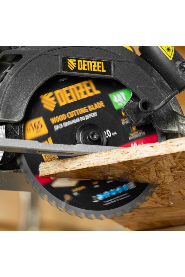 Пильный диск по дереву ф165 х 20 мм, 48 зубьев Denzel