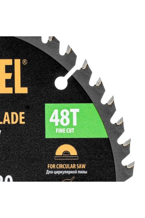 Пильный диск по дереву ф165 х 20 мм, 48 зубьев, тонкий Denzel