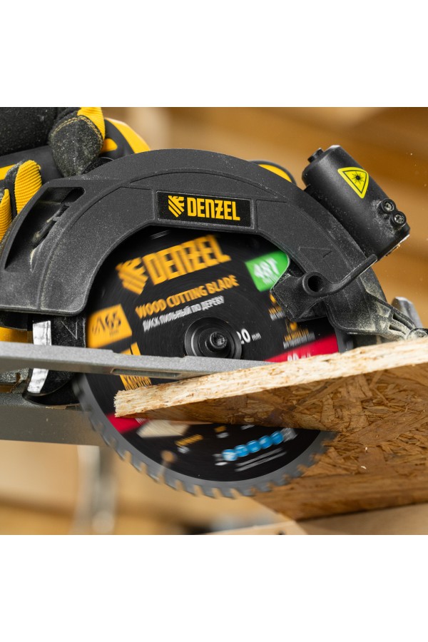 Пильный диск по дереву ф165 х 20 мм, 48 зубьев, тонкий Denzel
