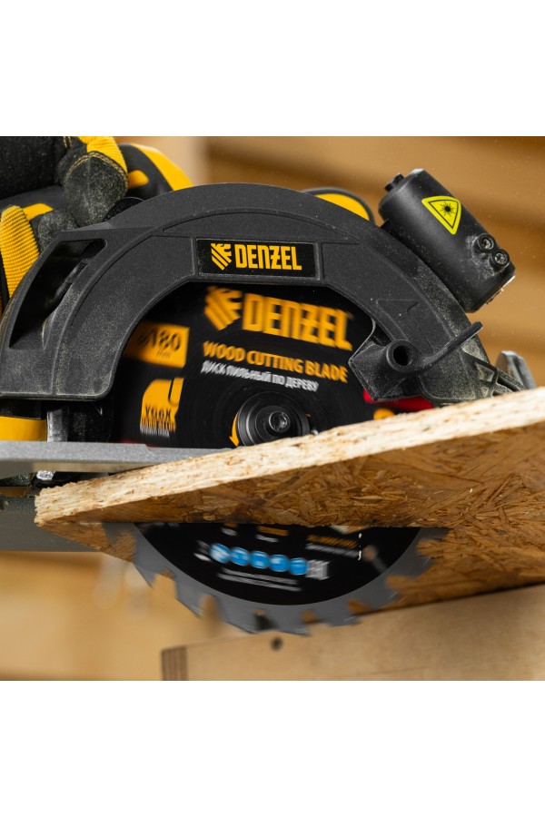Пильный диск по дереву ф180х 20 мм, 24 зубьев Denzel