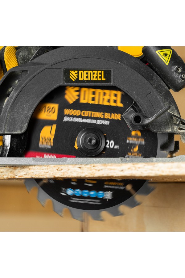 Пильный диск по дереву ф180х 20 мм, 24 зубьев Denzel
