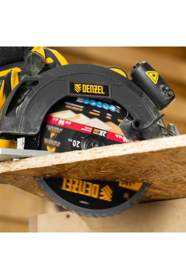 Пильный диск по дереву ф180 х 20 мм, 54зубьев Denzel