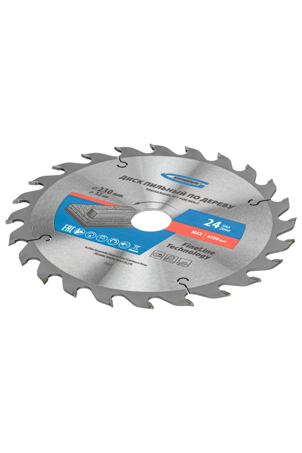 Пильный диск по дереву 230 x 32/30 x 24Т Gross