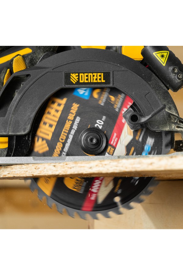 Пильный диск по дереву ф185 х 20 мм, 40 зубьев Denzel