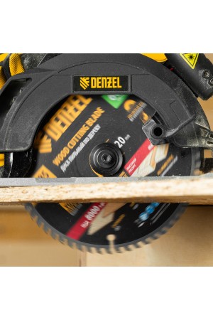 Пильный диск по дереву ф185 х 20 мм, 60 зубьев Denzel