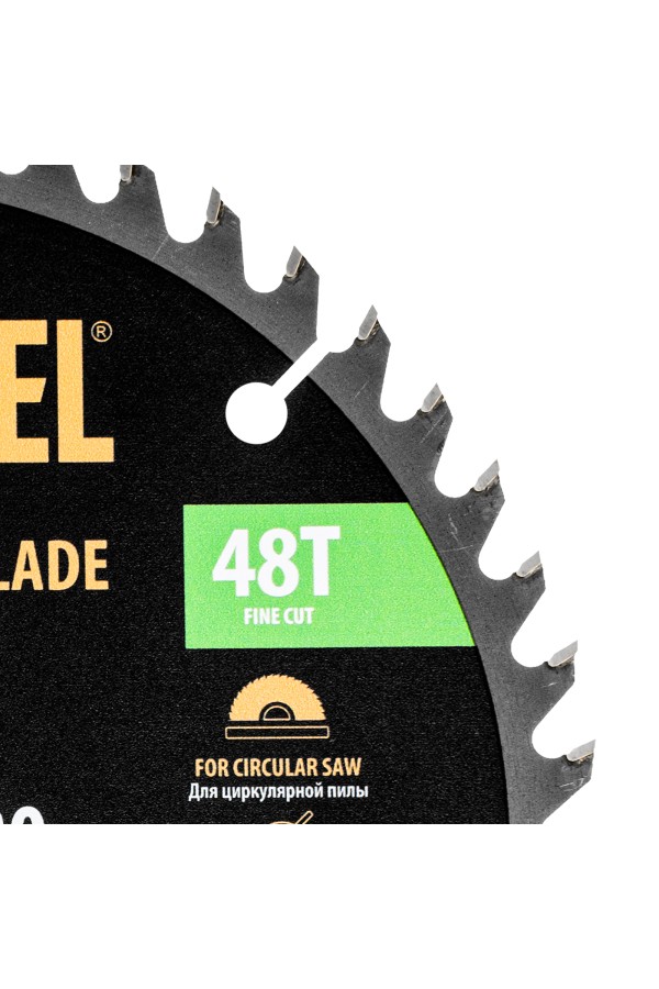 Пильный диск по дереву ф190 х 20 мм, 48 зубьев Denzel