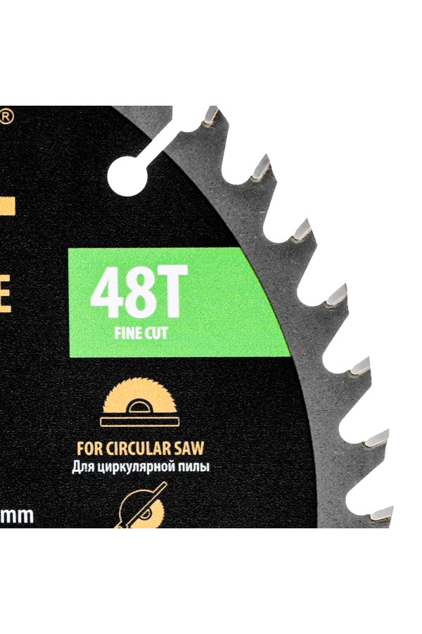 Пильный диск по дереву ф190 х 30 мм, 48 зубьев Denzel