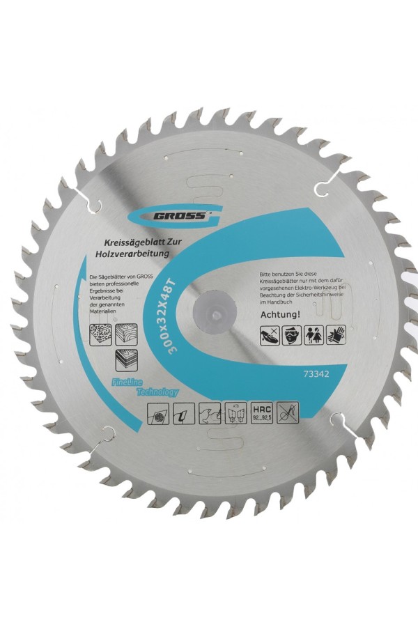 Пильный диск по дереву 300 x 32 x 48Т Gross