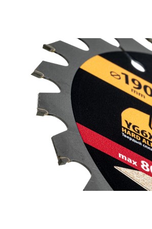 Пильный диск по дереву ф190 х 30 мм, 24 зубьев, тонкий Denzel