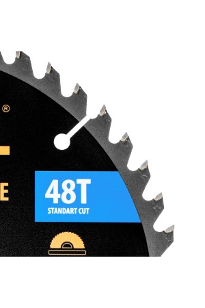 Пильный диск по дереву ф216 х 20 мм, 48 зубьев Denzel