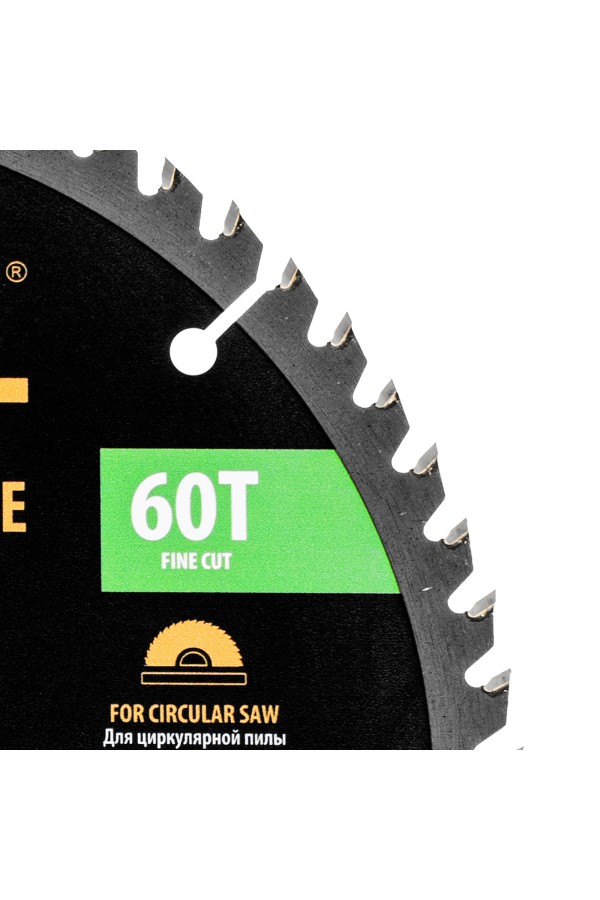 Пильный диск по дереву ф216 х 20 мм, 60 зубьев Denzel