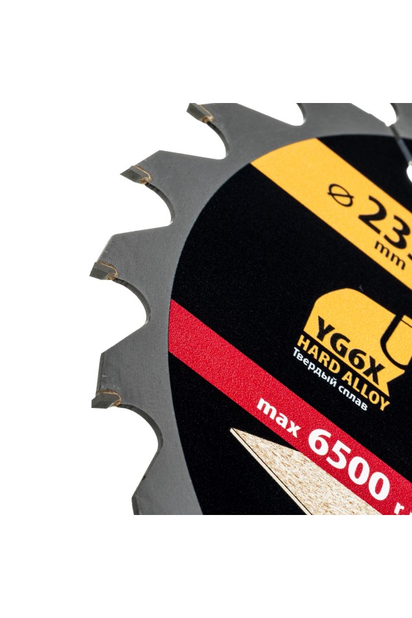 Пильный диск по дереву ф235 х 30 мм, 24 зубьев Denzel