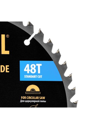 Пильный диск по дереву ф235 х 30 мм, 48 зубьев Denzel