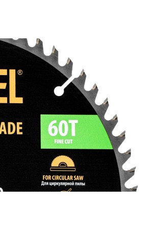 Пильный диск по дереву ф235 х 30 мм, 60 зубьев Denzel