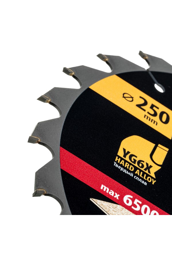 Пильный диск по дереву ф250 х 30 мм, 24 зубьев Denzel