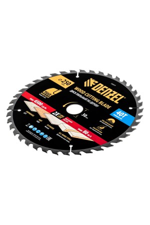 Пильный диск по дереву ф250 х 30 мм, 40 зубьев Denzel