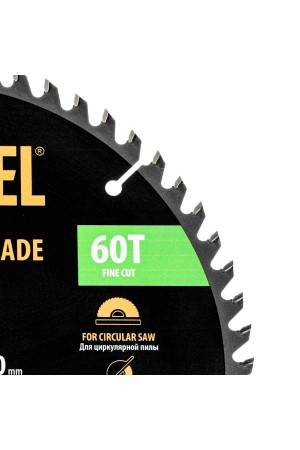 Пильный диск по дереву ф250 х 30 мм, 60 зубьев Denzel