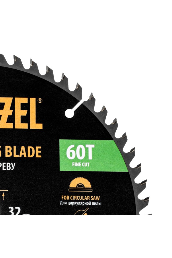 Пильный диск по дереву ф250 х 32 мм, 60 зубьев Denzel