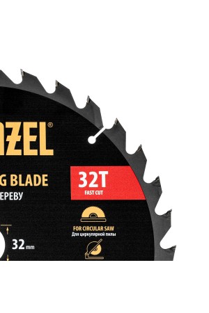 Пильный диск по дереву ф305 х 32 мм, 32 зубьев Denzel