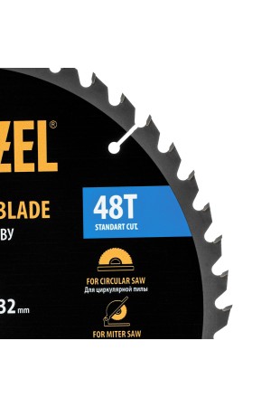 Пильный диск по дереву ф305 х 32 мм, 48 зубьев Denzel