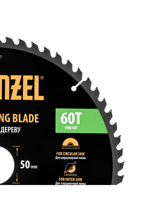 Пильный диск по дереву ф350 х 50 мм, 60 зубьев Denzel