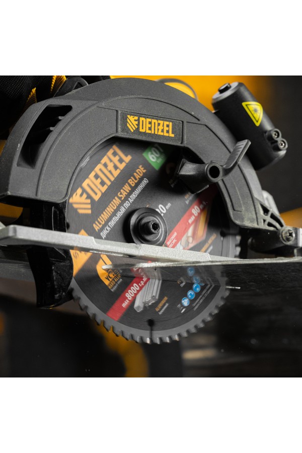 Пильный диск по алюминию ф165 х 20 мм, 60 зубьев Denzel