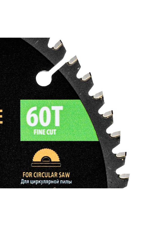 Пильный диск по алюминию ф165 х 20 мм, 60 зубьев Denzel