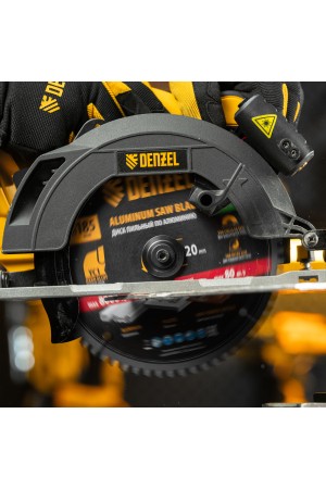 Пильный диск по алюминию ф185 х 20 мм, 64 зубьев Denzel