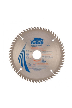 Пильный диск по дереву 200 x 32/30 мм, 60 твердосплавных зубъев Барс