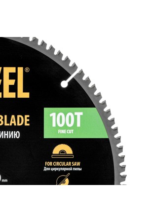 Пильный диск по алюминию ф305 х 30 мм, 100 зубьев Denzel