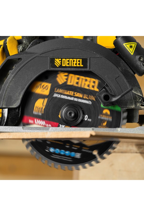 Пильный диск по ламинату ф160 х 20 мм, 48 зубьев Denzel