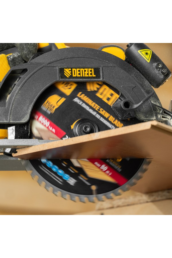 Пильный диск по ламинату ф185 х 20 мм, 48 зубьев Denzel