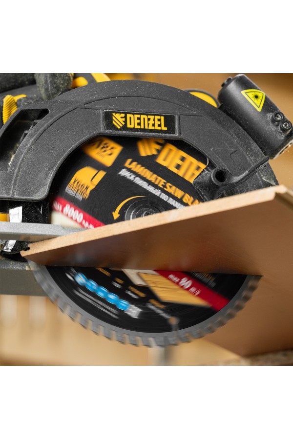 Пильный диск по ламинату ф185 х 30 мм, 60 зубьев Denzel