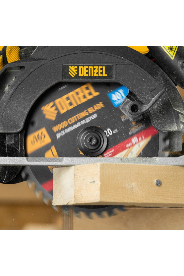 Пильный диск по дереву с гвоздями, ф165 х 20 мм, 40 зубов Denzel